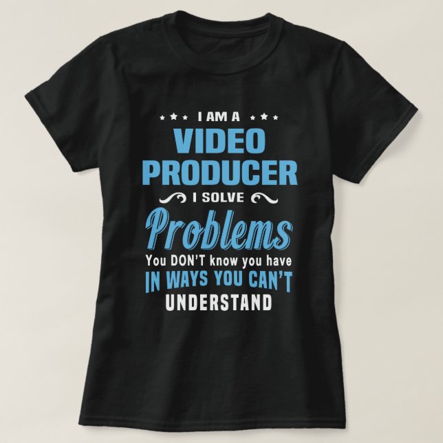 Video Producer T-Shirt (Design Front)