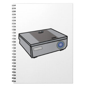 Video projector spiral notebook