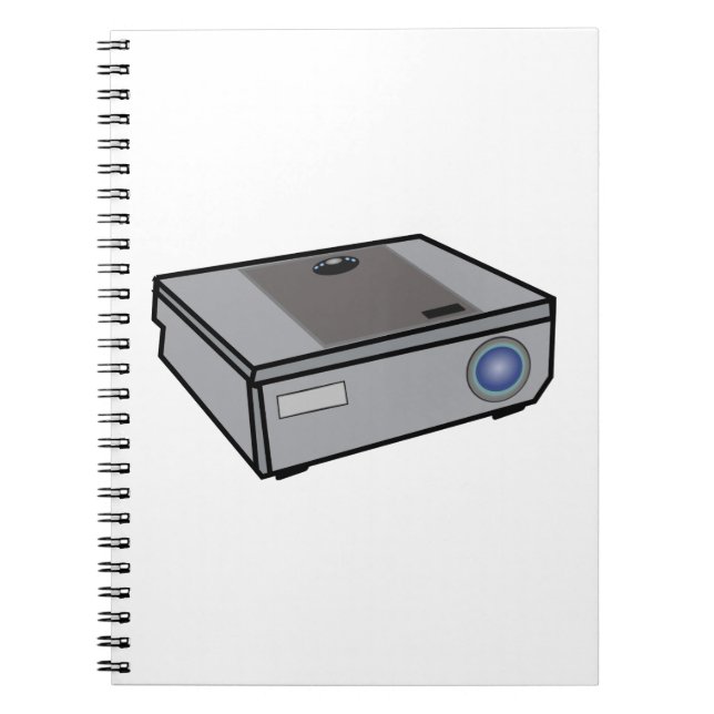Video projector spiral notebook (Front)