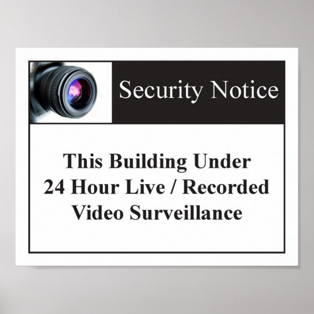 Video Surveillance Sign (Front)