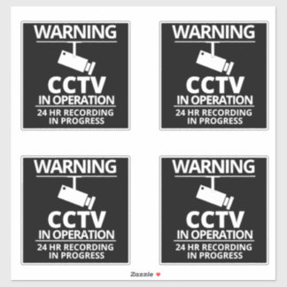 Video Surveillance Signs,warning Sticker