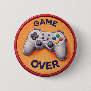 Videogame 6 Cm Round Badge