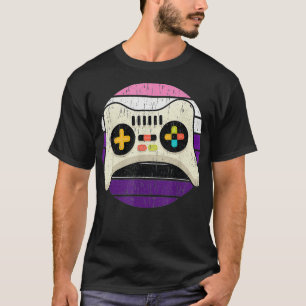 VideoGame Controller Genderfluid Pride Gaming LGBT T-Shirt
