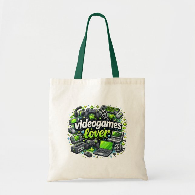 Videogames Lover Tote Bag (Front)