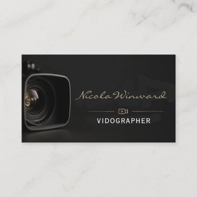Videographer Business Card (Front)