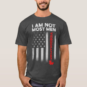 Videographer Power Flag Videography Filmmaker T-Shirt