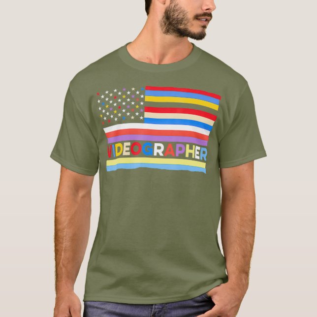 Videographer Practice Videography Filmmaker Gift T-Shirt (Front)