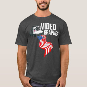 Videographer Practicing Videography Filmmaker T-Shirt