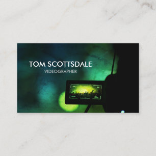 Videographer Video Production Business Card