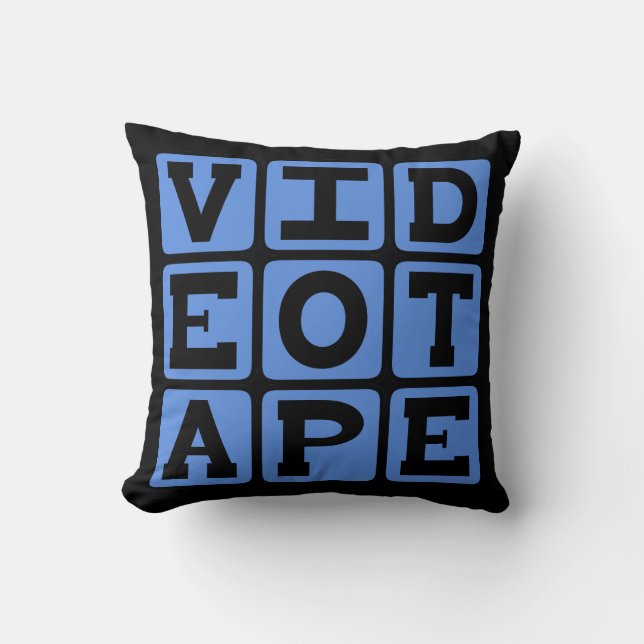 Videotape, VHS Tape Cushion (Front)