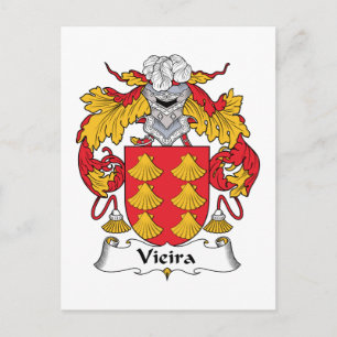 Vieira Family Crest Postcard