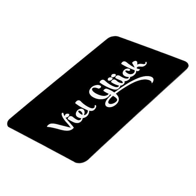 Viel Glück | Good Luck German Language Magnet (Left Side)