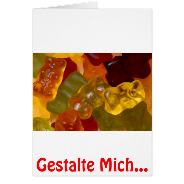 Viele bunte Gummibärchen (Front)