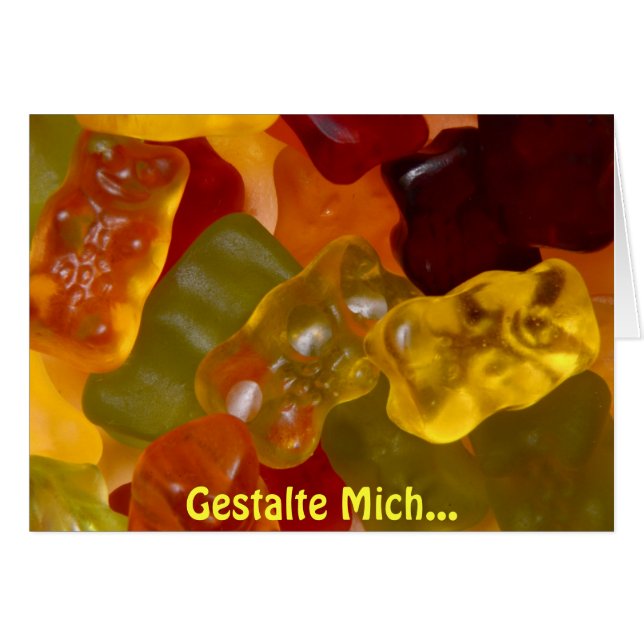 Viele bunte Gummibärchen (Front Horizontal)