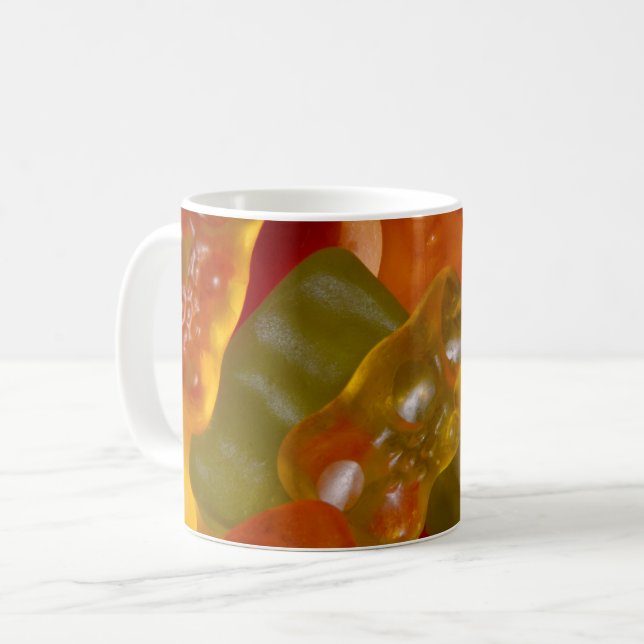 Viele bunte Gummibärchen Coffee Mug (Front Left)