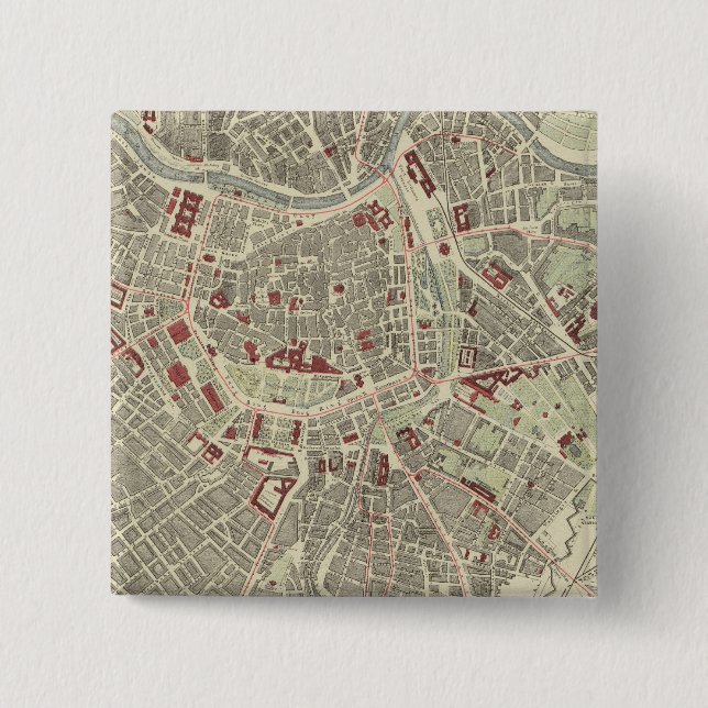 Vienna 15 Cm Square Badge (Front)