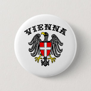 Vienna 6 Cm Round Badge