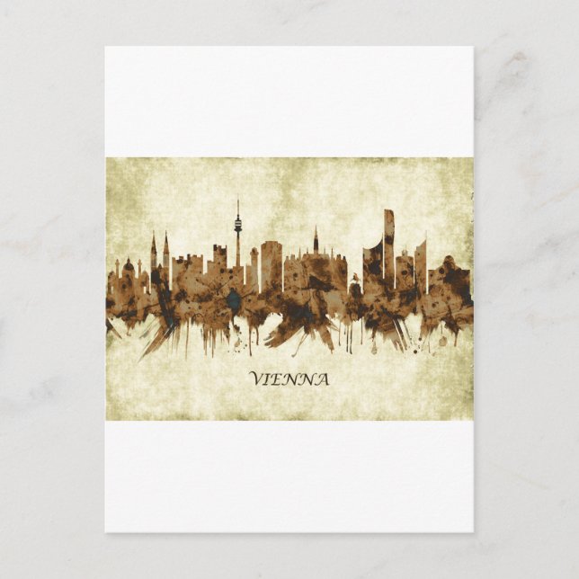 Vienna Austria Cityscape Holiday Postcard (Front)