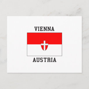 Vienna Austria Flag Postcard
