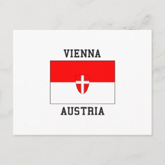 Vienna Austria Flag Postcard