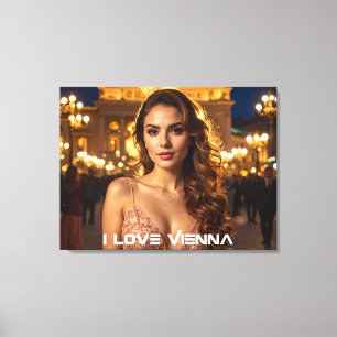 VIENNA - Austria - I LOVE VIENNA Canvas Print