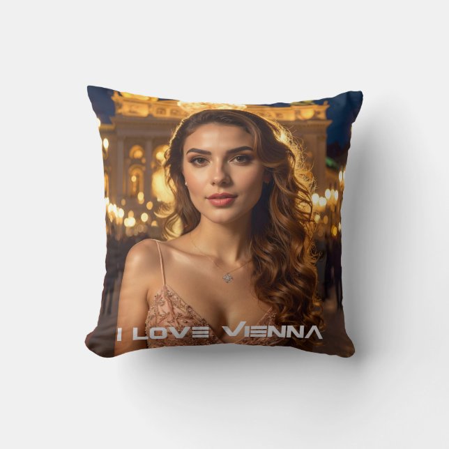 VIENNA - Austria - I LOVE VIENNA Cushion (Front)