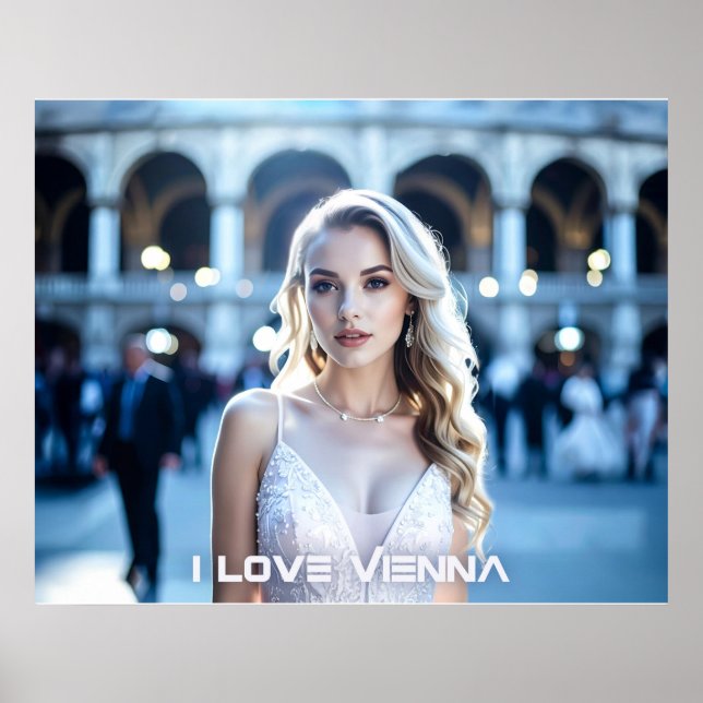 VIENNA - AUSTRIA - I LOVE VIENNA POSTER (Front)