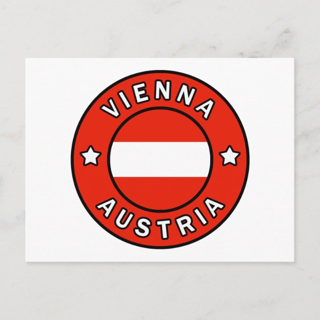 Vienna Austria Postcard (Front)