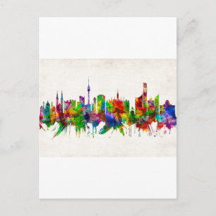 Vienna Austria Skyline Holiday Postcard