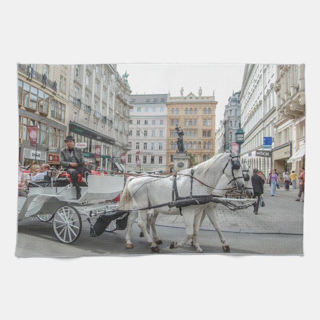 Vienna Austria Tea Towel (Horizontal)