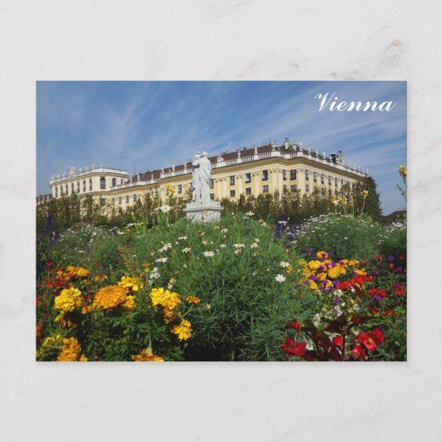 Vienna Austria Travel Photo Schonbrunn Palace Postcard (Front)