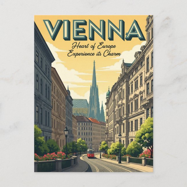 Vienna Austria Travel Postcard (Front)