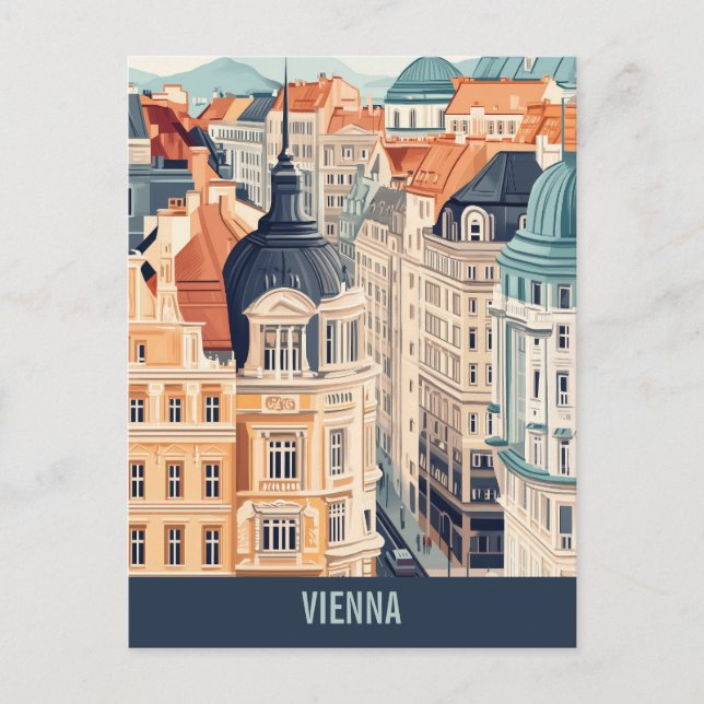 Vienna Austria Travel Postcard (Front)