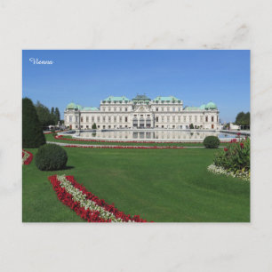 Vienna Belvedere, Austria Holiday Postcard