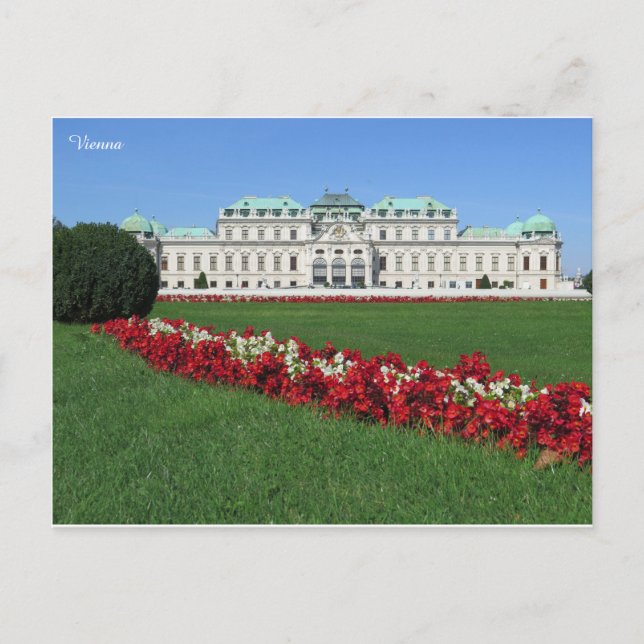 Vienna Belvedere, Austria Postcard (Front)