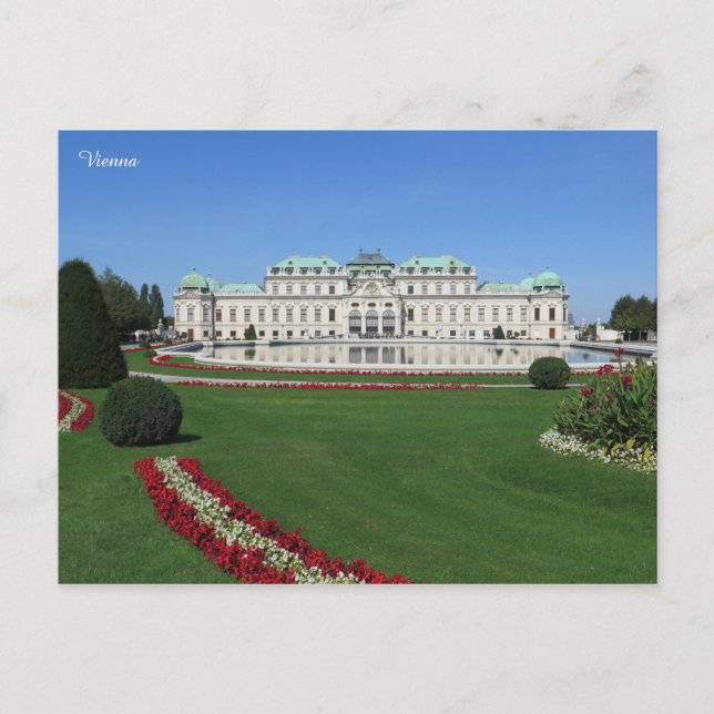 Vienna Belvedere, Austria Postcard (Front)
