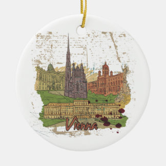Vienna Ceramic Tree Decoration