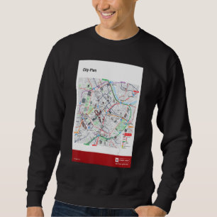 Vienna city plan sweatshirt