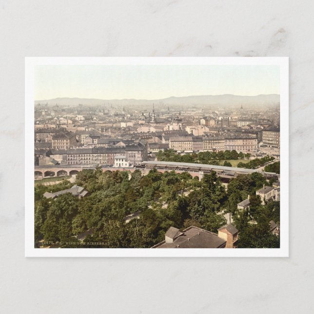 Vienna from Riesenrad, Austria Postcard (Front)