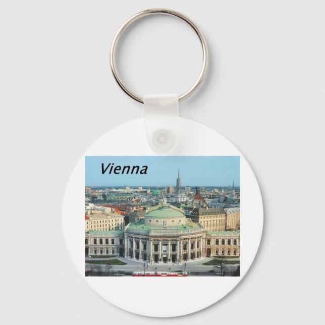 Vienna-Opera-House-.jpg Key Ring (Front)
