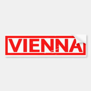 Vienna Stamp Bumper Sticker