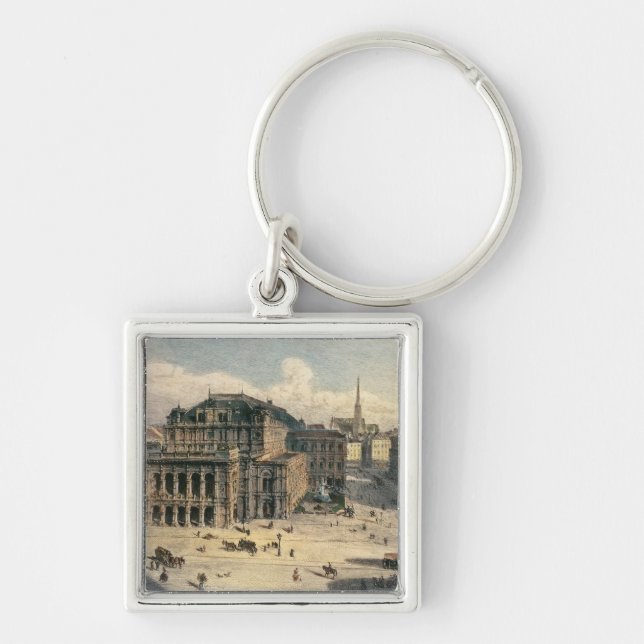 Vienna State Opera House, c.1869 Key Ring (Front)
