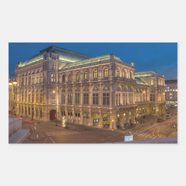 Vienna State Opera Rectangular Sticker (Front)