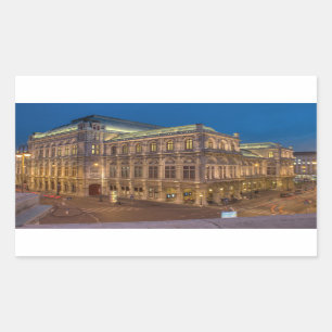 Vienna State Opera Rectangular Sticker