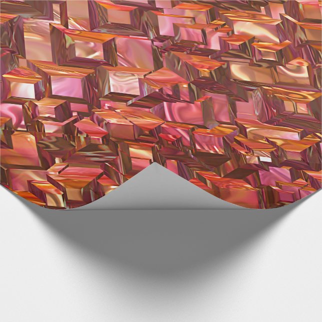 Vienna Tumbling Elegant Christmas Wrapping Paper (Corner)