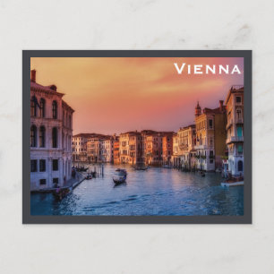 Vienna Vintage Tourism Travel Add Postcard