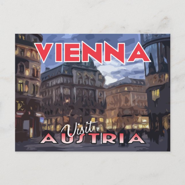 Vienna, Visit Austria Postcard (Front)