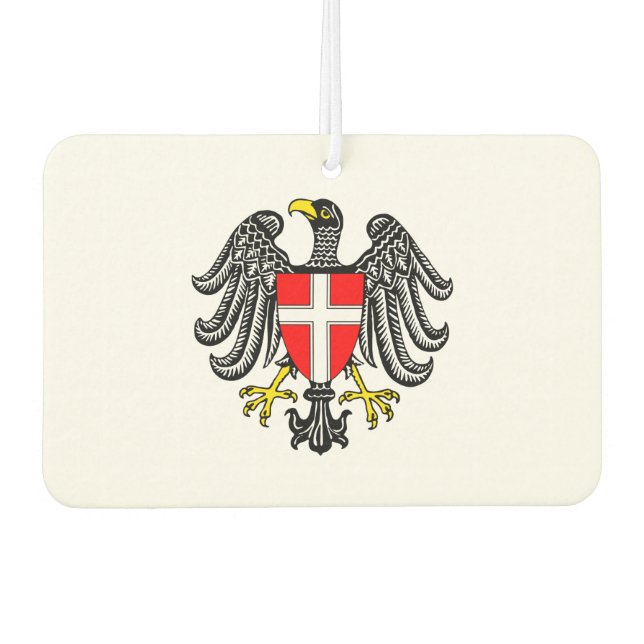 Vienna (Wien) city  coat of arms Car Air Freshener (Front)