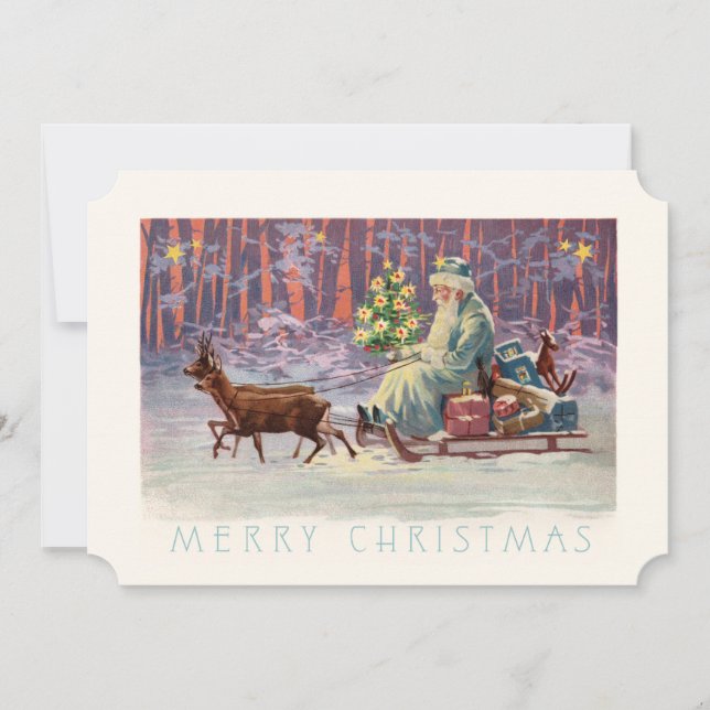 Vienna Woods Santa Holiday Card (Front)