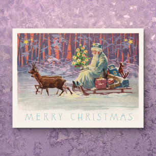 Vienna Woods Santa Holiday Postcard